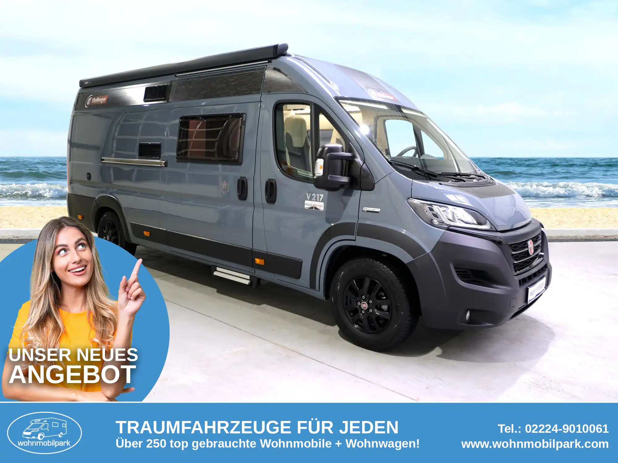 CHALLENGER V 217 VIP Road-Edition Kastenwagen gebraucht kaufen in Bad Honnef